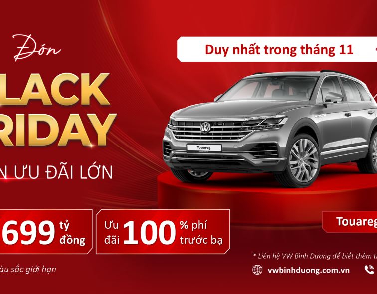 Volkswagen Bình Dương hỗ trợ 100% phí trước bạ cho Tiguan và Touareg duy nhất trong tháng 11