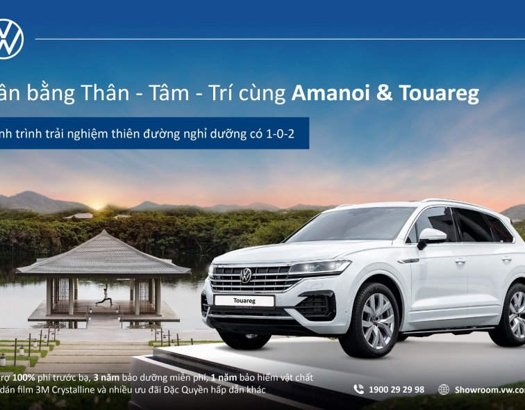 Cân bằng thân – tâm – trí cùng Amanoi và Volkswagen Touareg