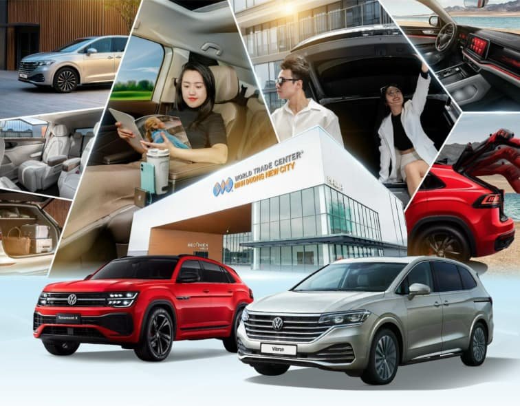 Volkswagen đã có mặt tại Triển lãm giao thương Doanh Nhân Trẻ Bình Dương