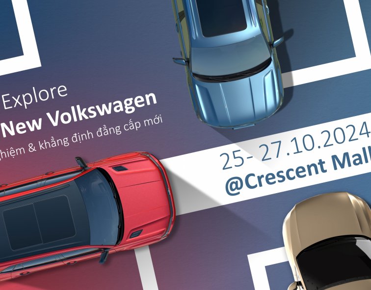 Triển lãm Volkswagen ngoài trời lần đầu tiên diễn ra tại Crescent Mall